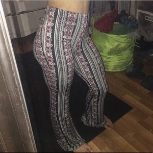 Stretchy Patterned Pants