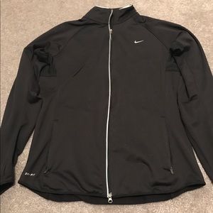 Black womens nike running jacket!