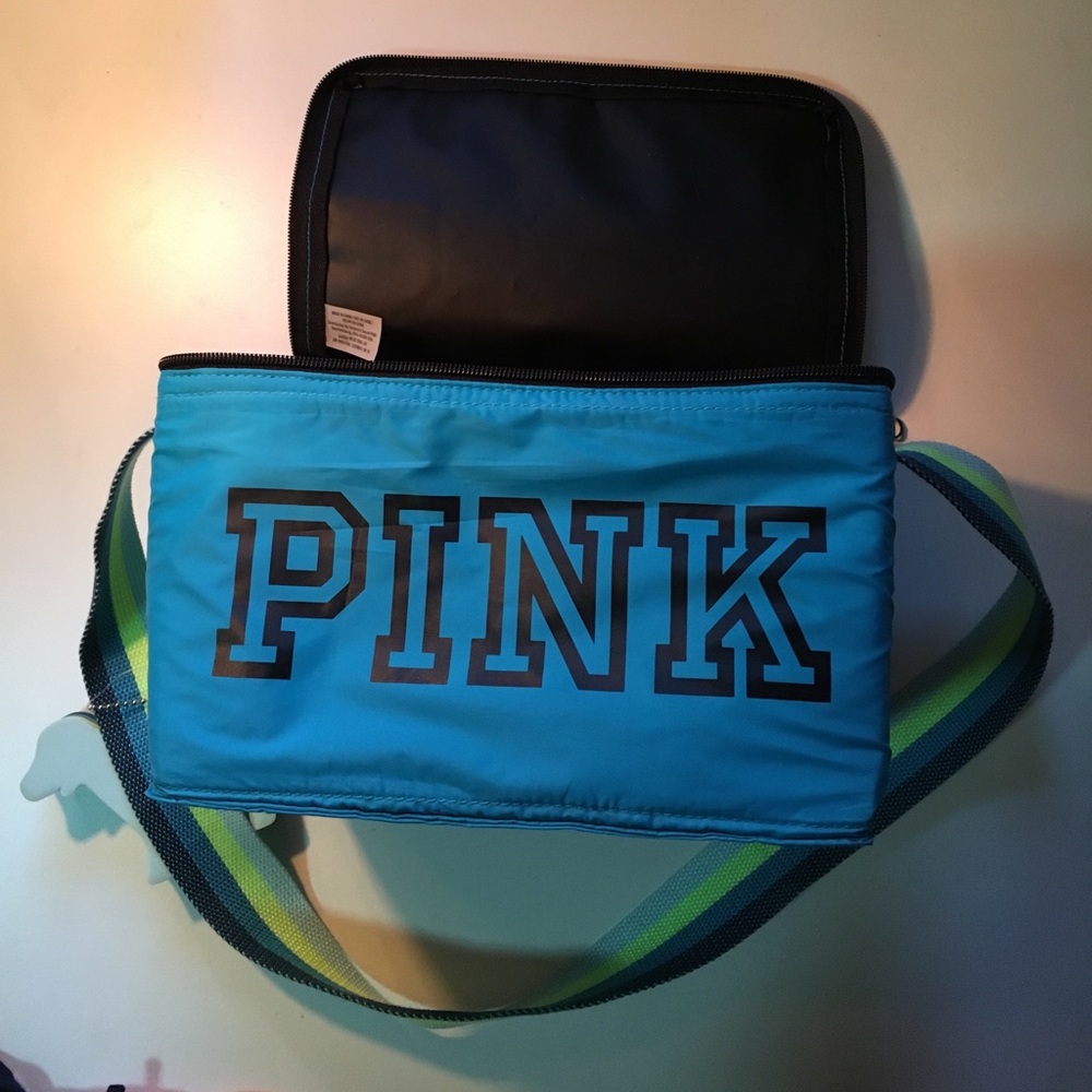 Pink cooler & keychain