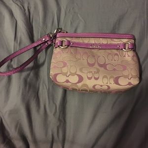 Coach wristlet