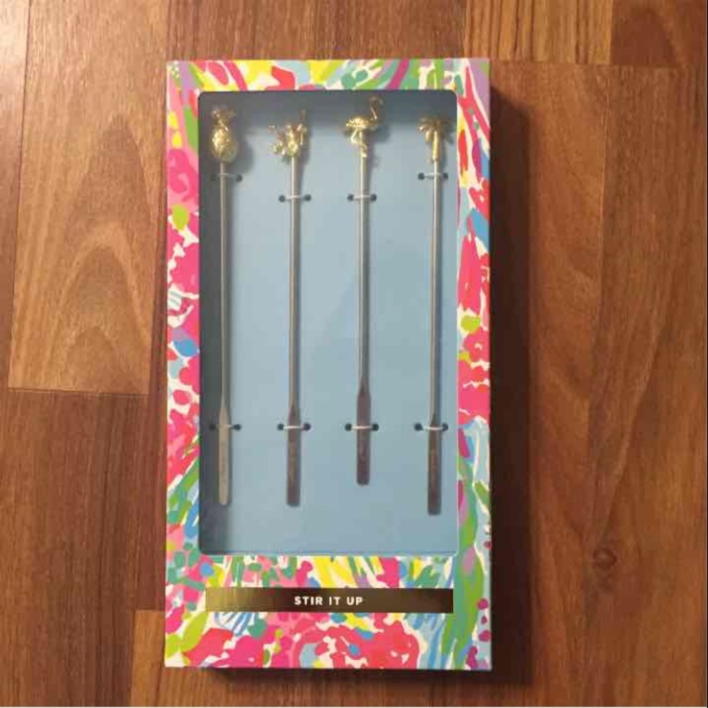 Lilly Pulitzer Drink Stirrers NWT