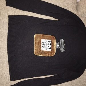 Black CHANEL inspired sweater