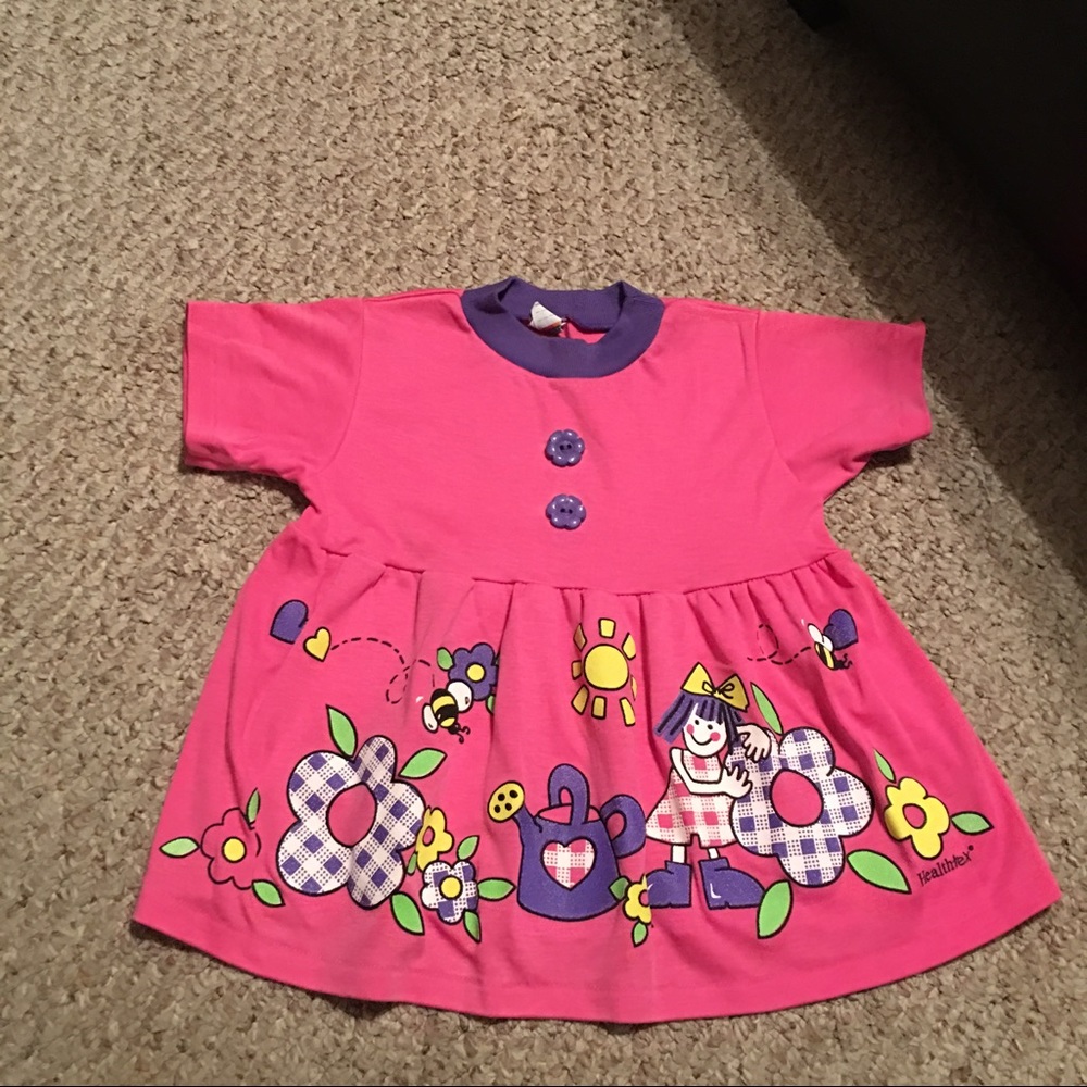 Girls pink and purple dress.