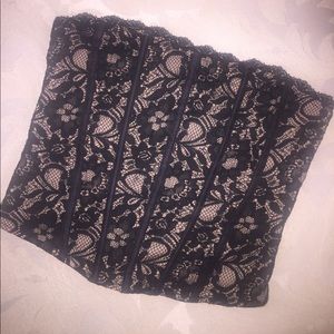 Cropped Lace Bustier