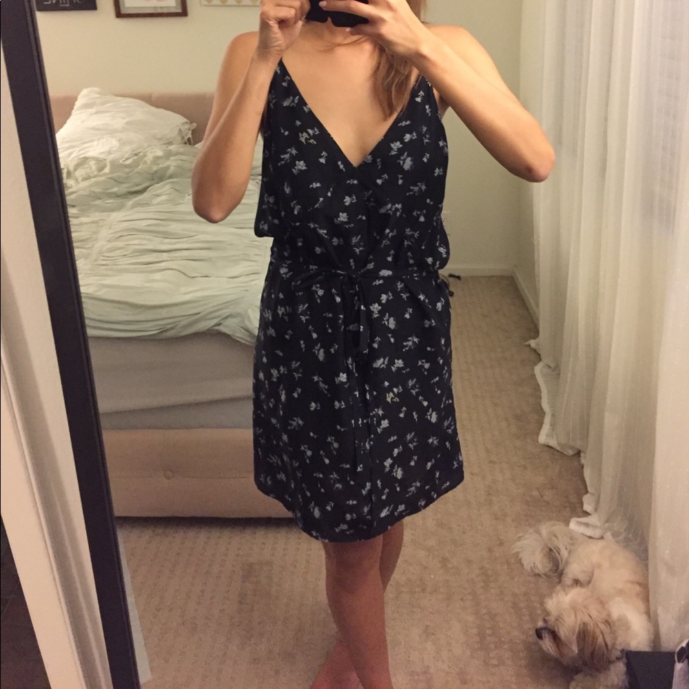 Joie floral silk dress