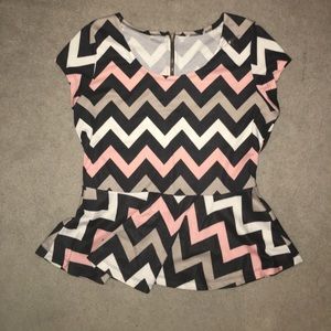 Charlotte Russe Peplum Shirt
