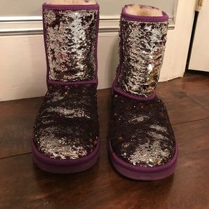 Sequined Ugg Boots