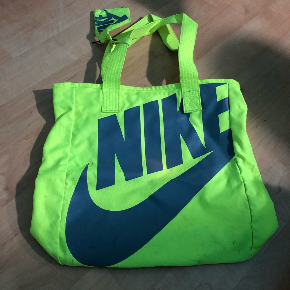 Neon Yellow Nike Bag
