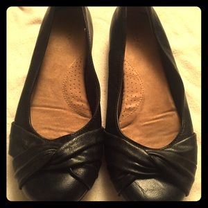 Sonoma Black Flats Size 91/2