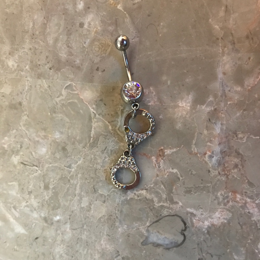 💖Hand Cuff Belly Ring