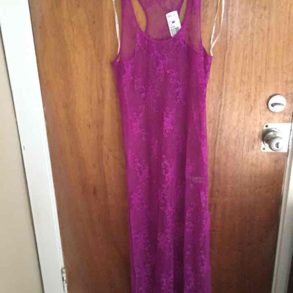 NWT Purple Lace Maxi