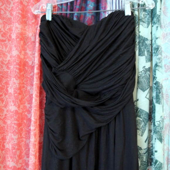 EXPRESS Black Strapless Dress - Picture 4 of 5