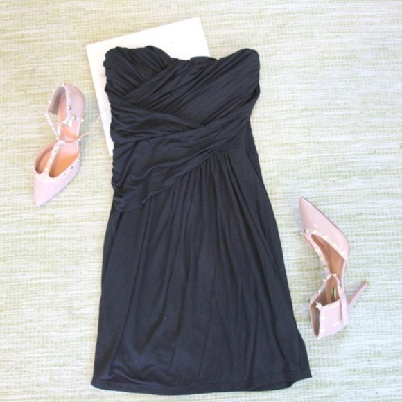 EXPRESS Black Strapless Dress - Picture 2 of 5