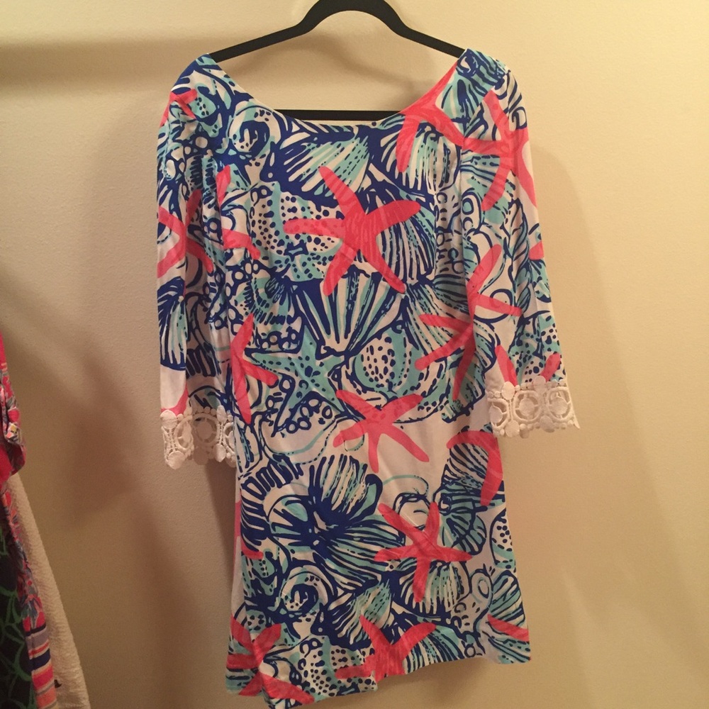 She she shells dress size small EUC