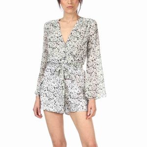 Jay Godfrey Kent Printed Romper