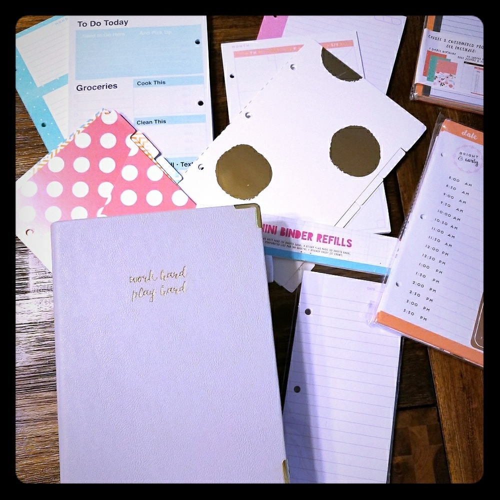 Planner organizer Agenda Grey New