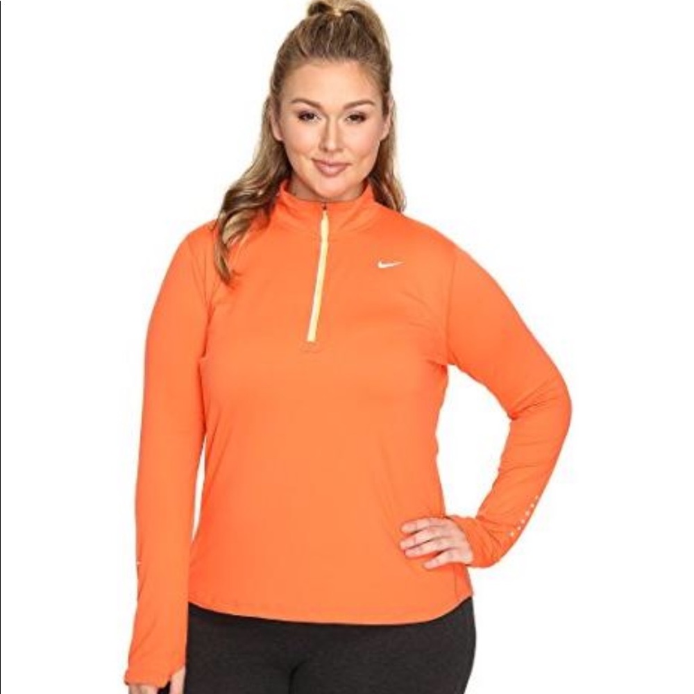 Nike Plus Size Element Half Zip L/S Shirt 2X
