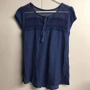 Dark Blue Blouse
