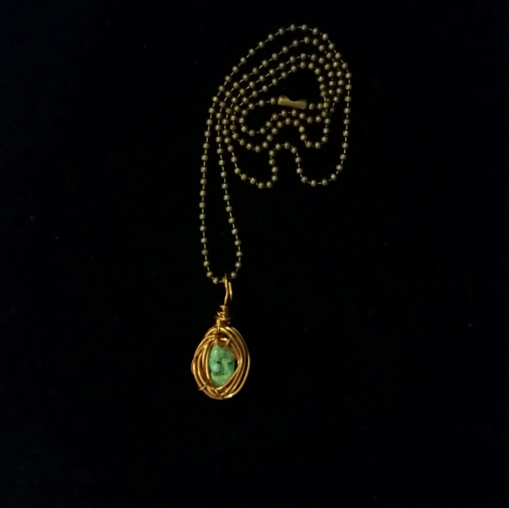 Turquoise copper knecklace