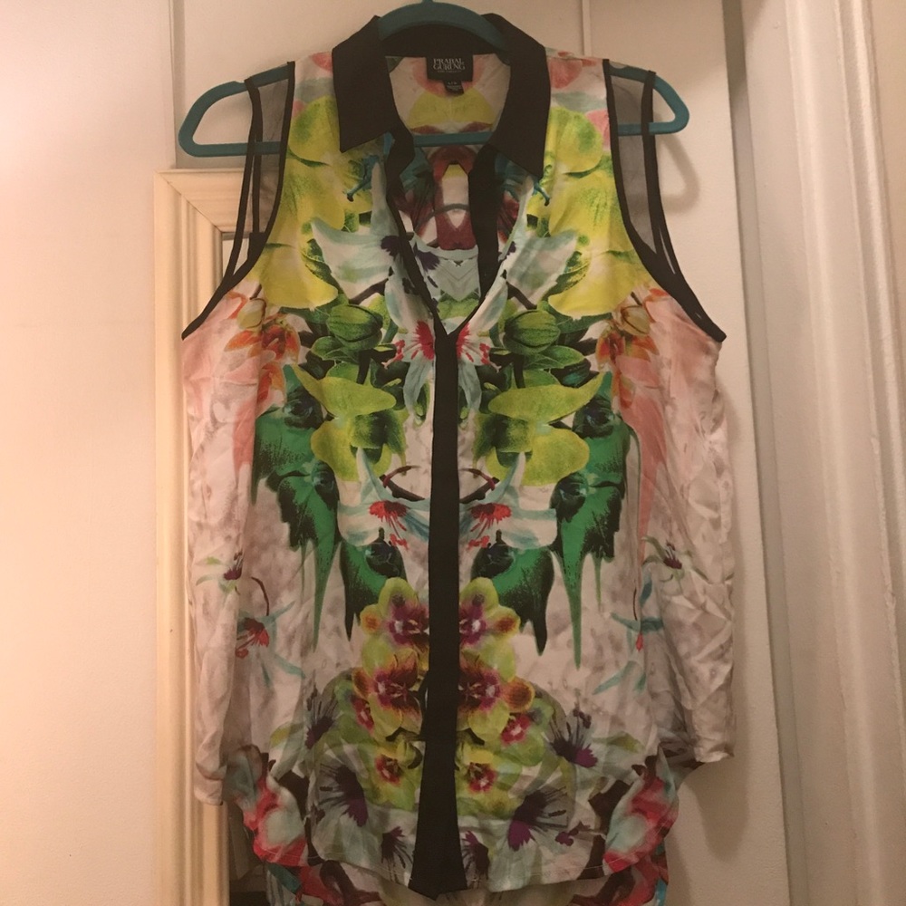 Prabal for target sleeveless blouse size L