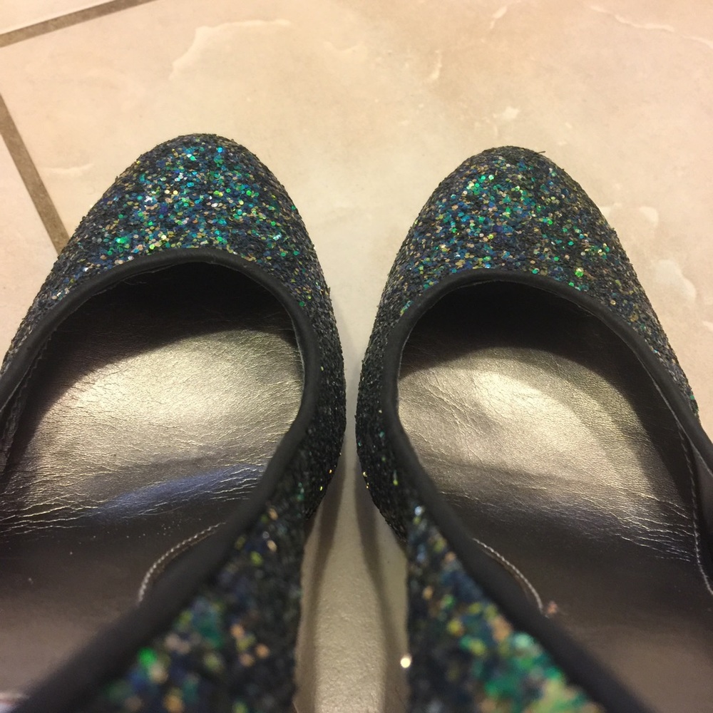 Preowned Rachel Roy Glittery Green Pump shoes - Picture 7 of 8
