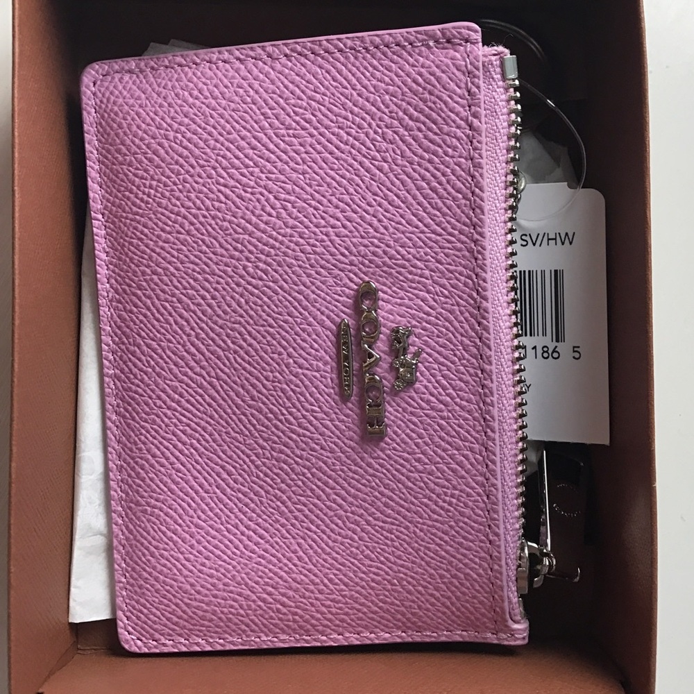 Coach Pink Card Holder/Wallet  - New With Tags