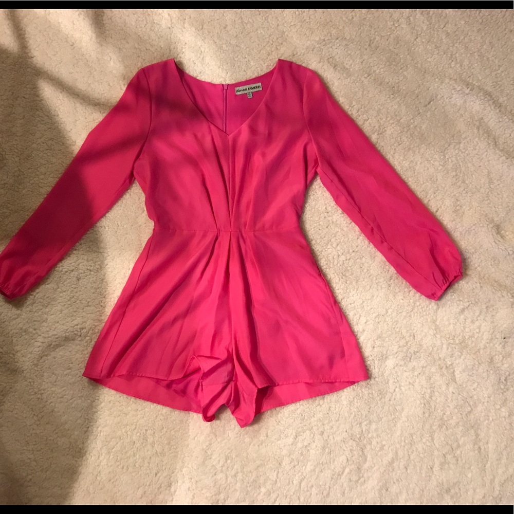 Pink romper