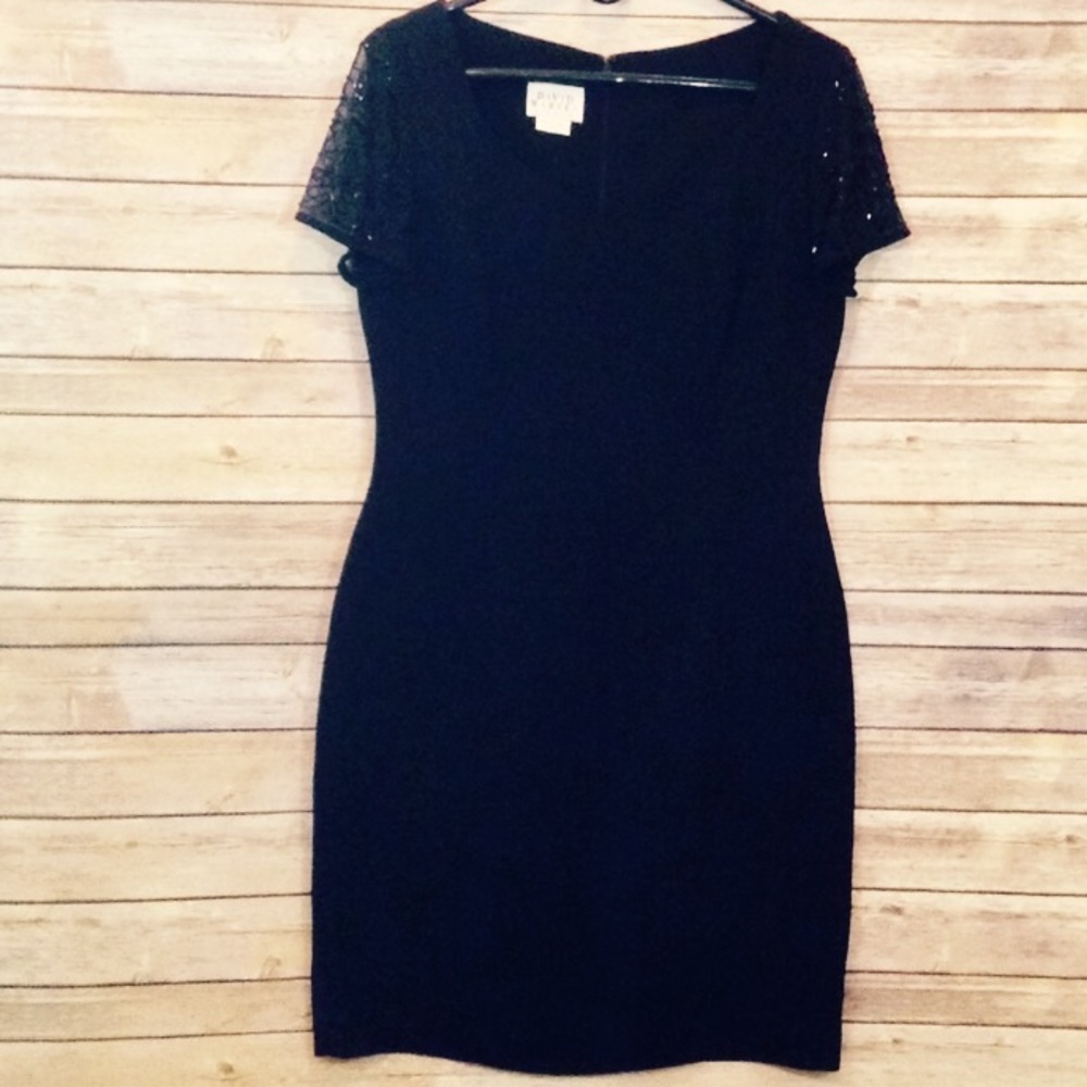 Classic Black Dress by David Warren New York