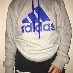 Blue Adidas Hoodie