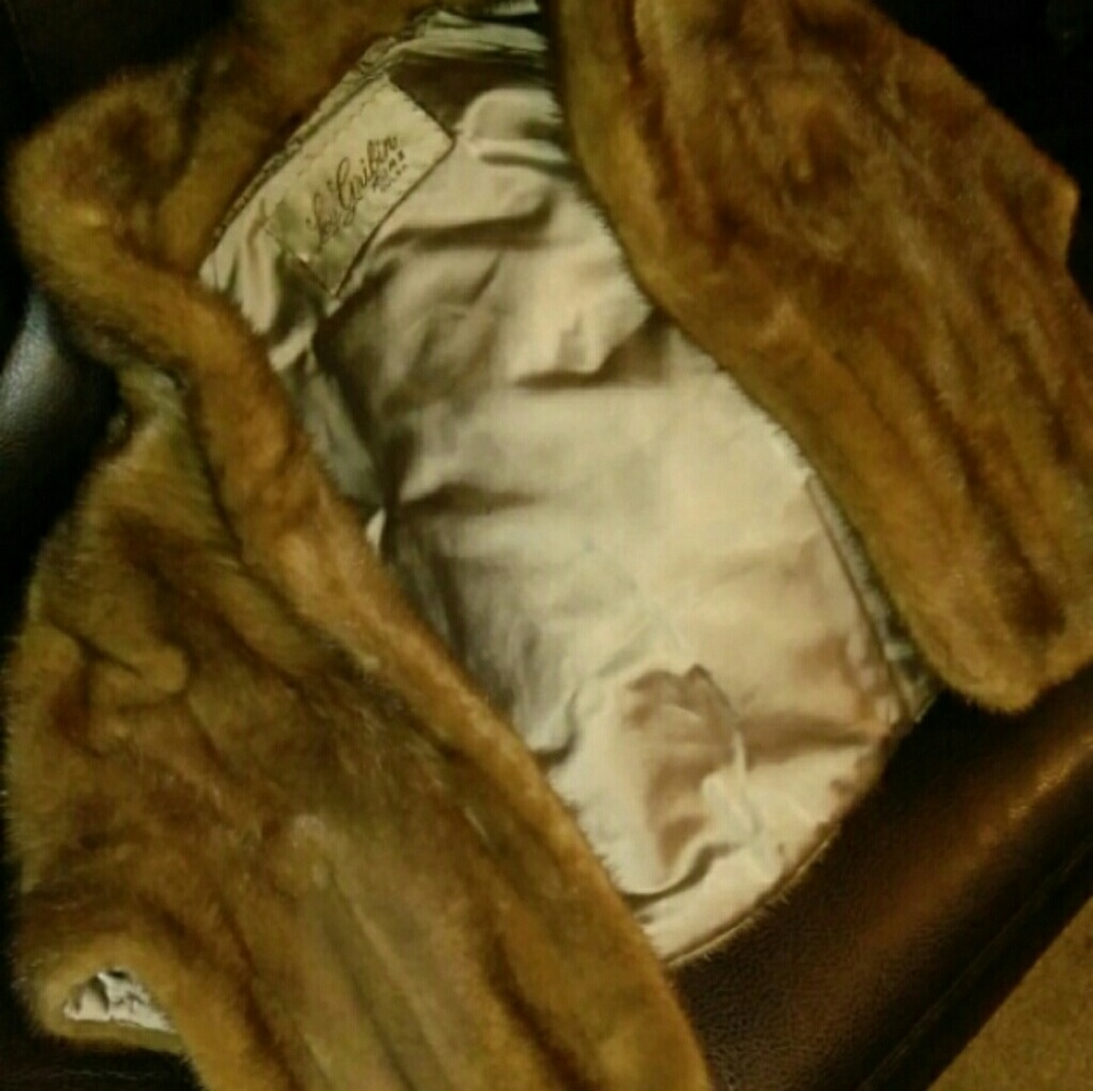 Genuine mink stole