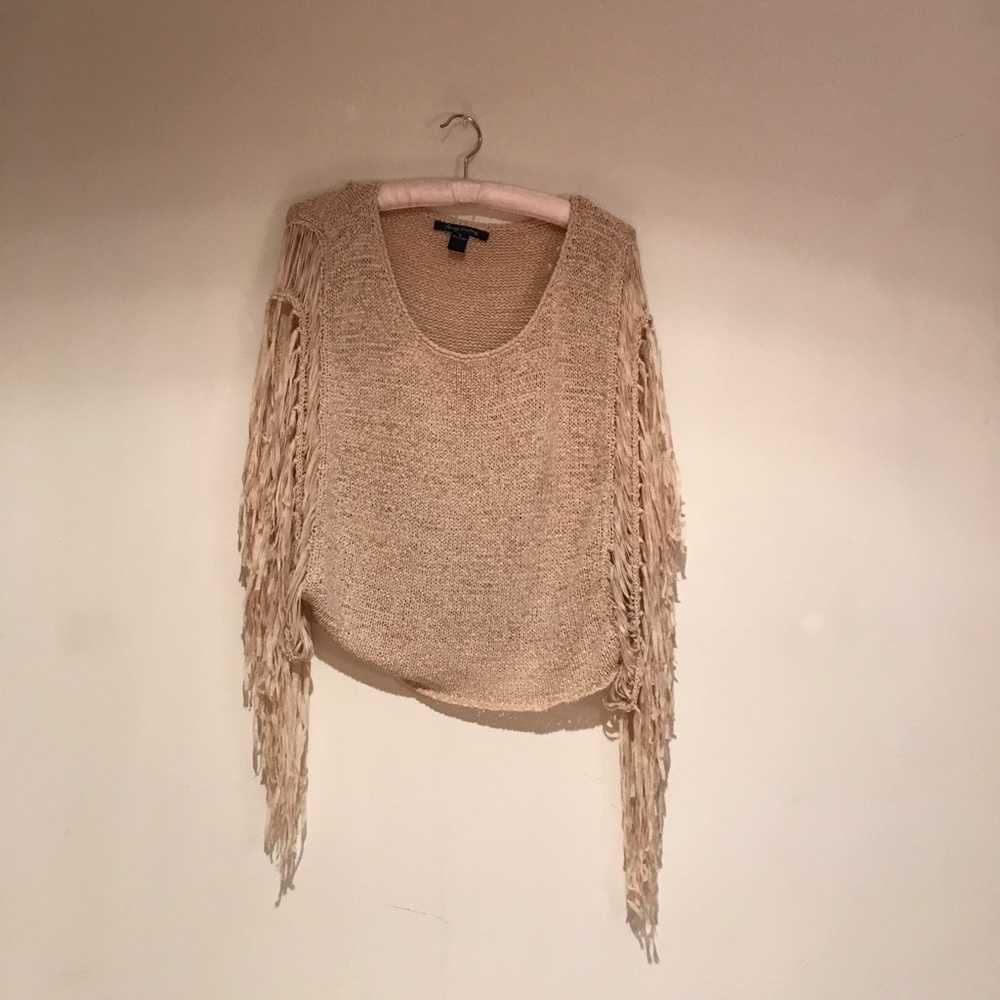 Foreign exchange fringe shirt