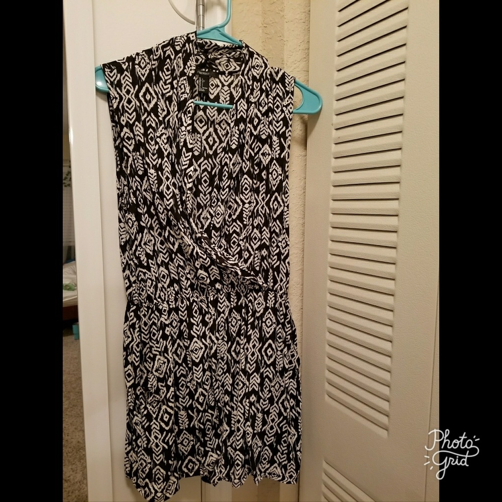 Black and White Tribal Romper