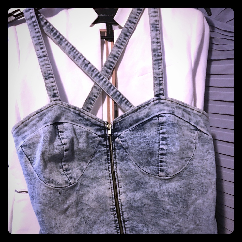 Jean blouse