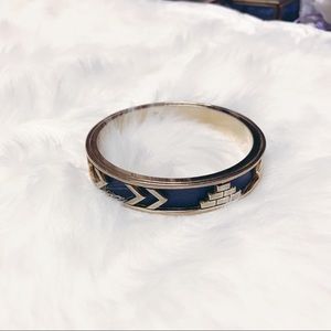 House of Harlow 1960 Blue Star Aztec Bangle