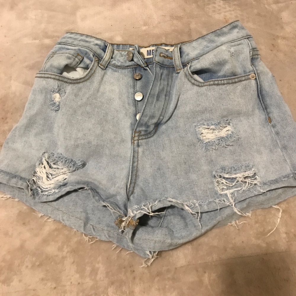 Brandy high waisted denim button shorts! (Unworn)