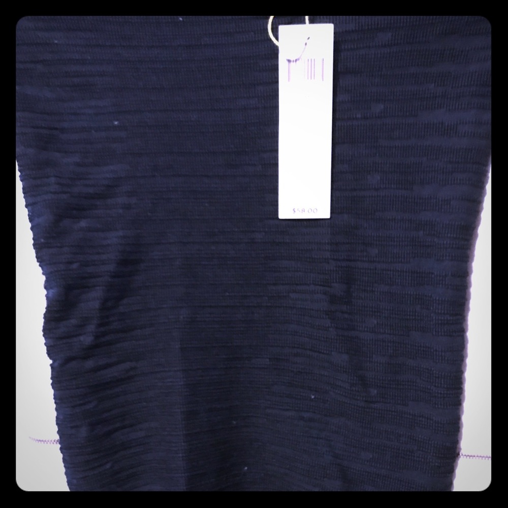 Night out bcbg navy blue skirt