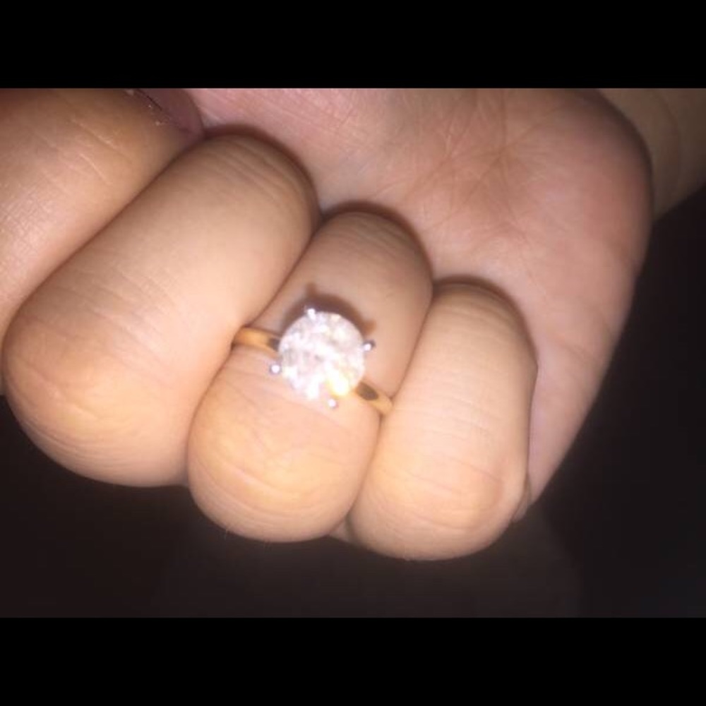1.50 real diamond carat engagement ring