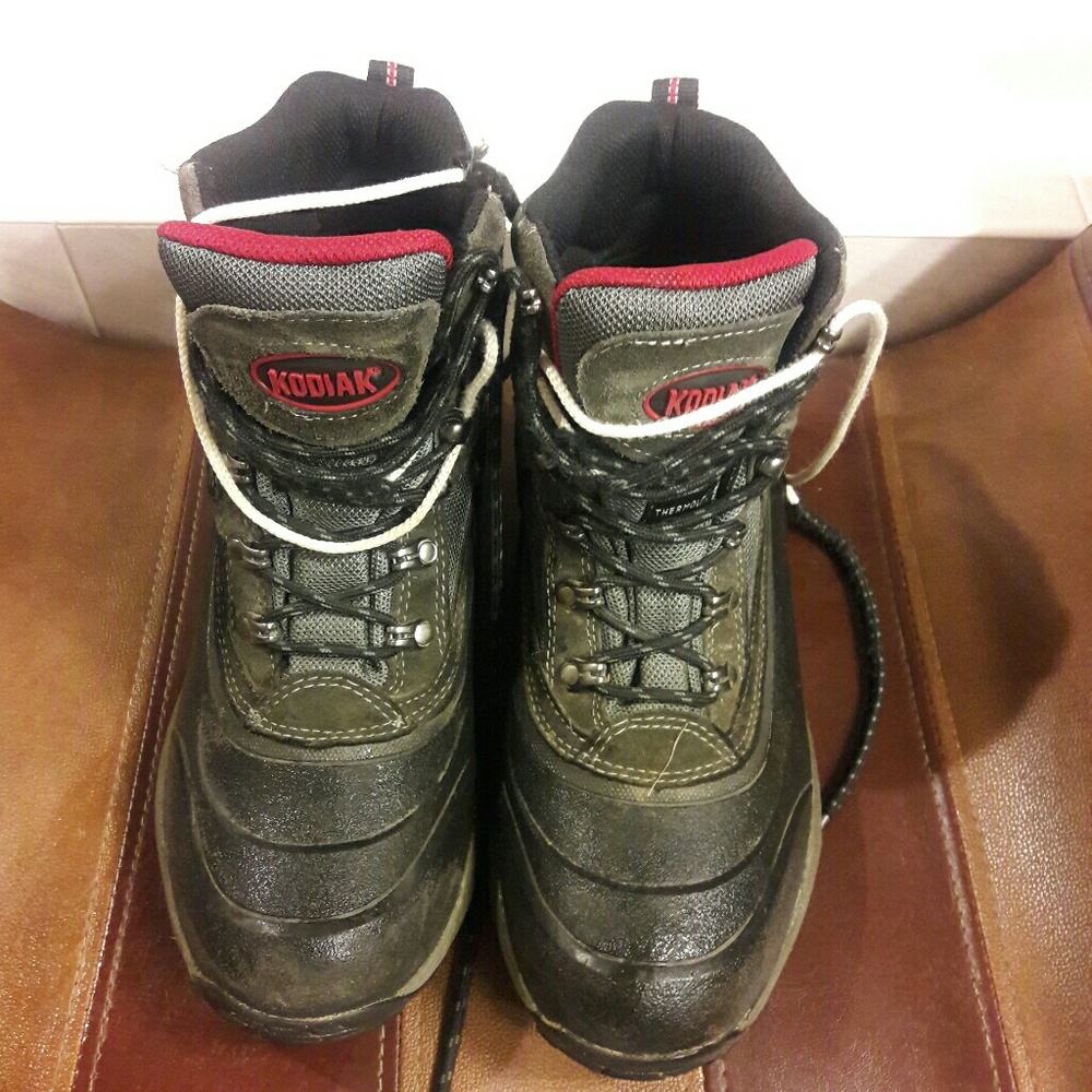 Kodiak Gray Black Hiking Boots Size 10