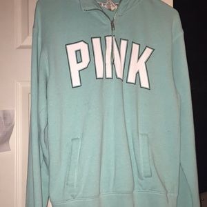 Vs Pink half zip hoodie