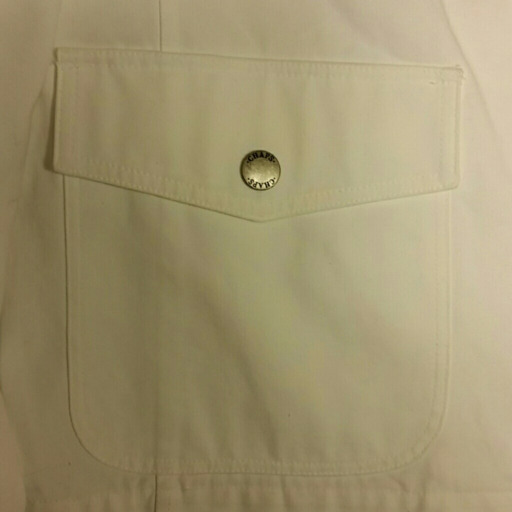 Chaps nwot white denim jacket - Picture 4 of 5