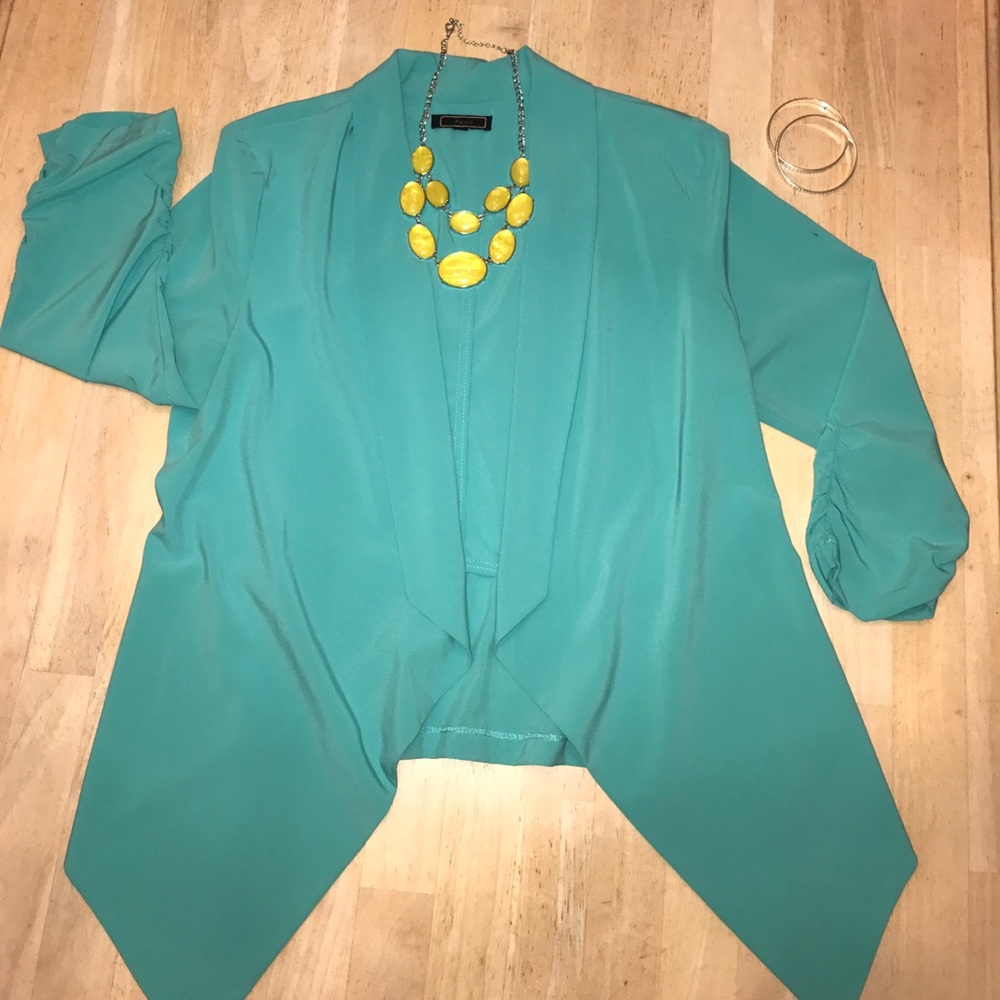 ***Turquoise Cardigan***
