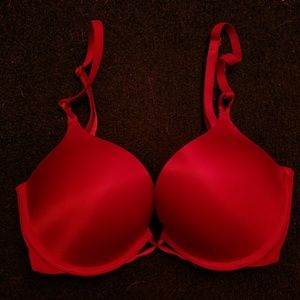 Bombshell Plunge Red Bra