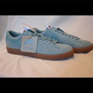 Men's NEW Supreme Nike Blazer Low GT “Teal”