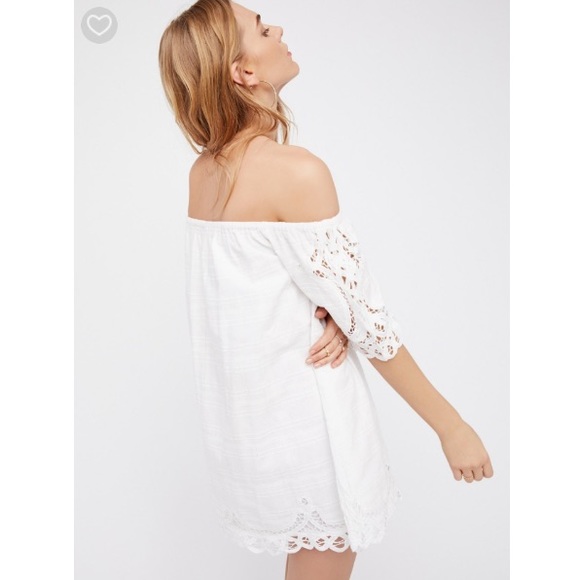 Free People Battenburg Off-The-Shoulder Mini Dress - Picture 2 of 4