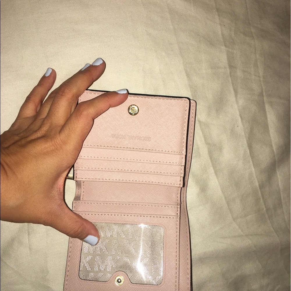 RESERVED Mk pink wallet and wristlet