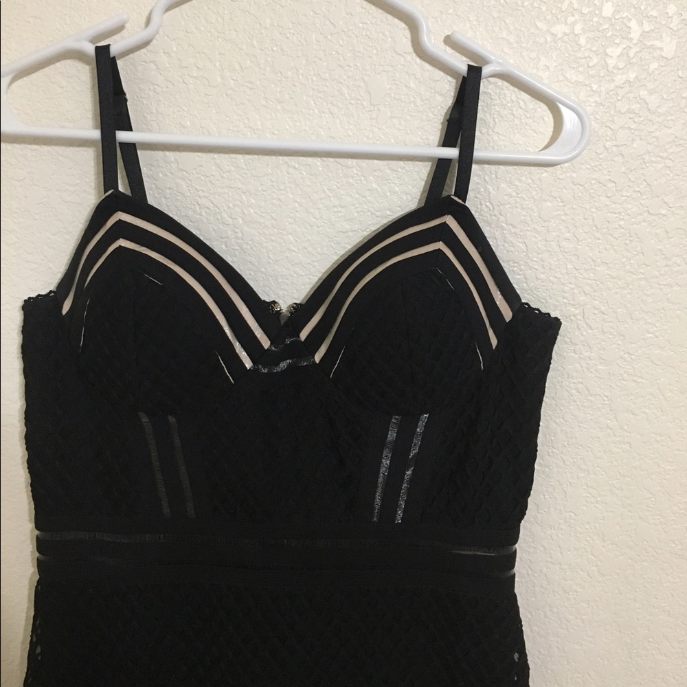 Black Mesh Dress