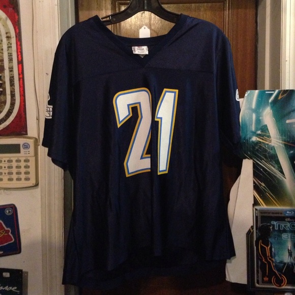 nfl team apparel Tops - San Diego Chargers Ladanian Tomlinson jersey