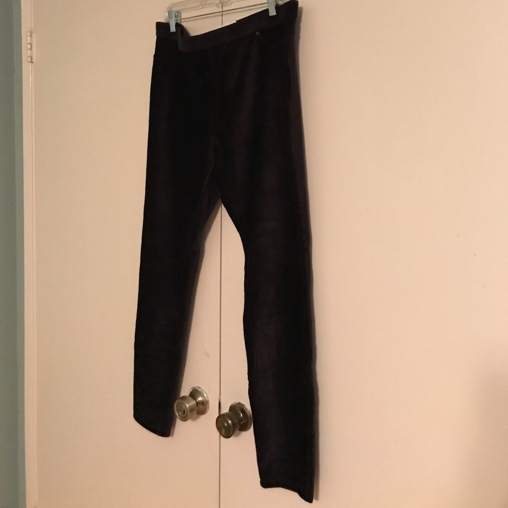 Hue corduroy black leggings