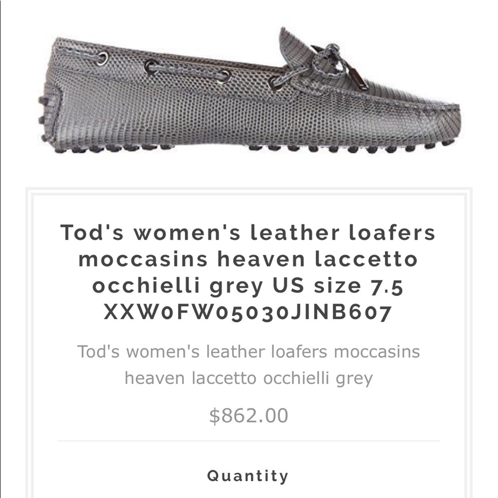 Tod's women's leather loafers