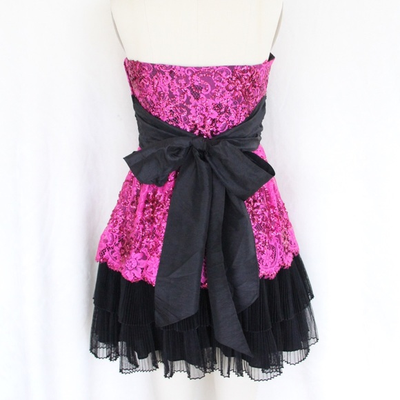 Betsey Johnson Sequined Lace Twinklebelle Dress - Picture 3 of 8